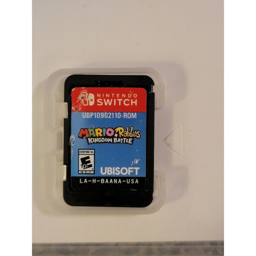 Nintendo Switch Mario Rabbids Kingdom Battle Game EUC‎